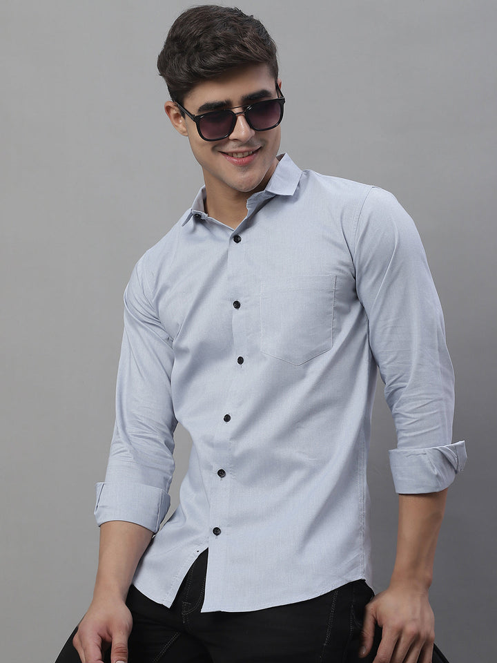 Unique and Classy Casual Shirt - Ice Blue