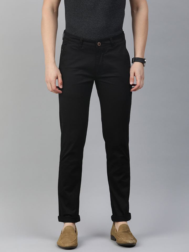 Timeless Men's Trousers for Effortless Elegance - Black