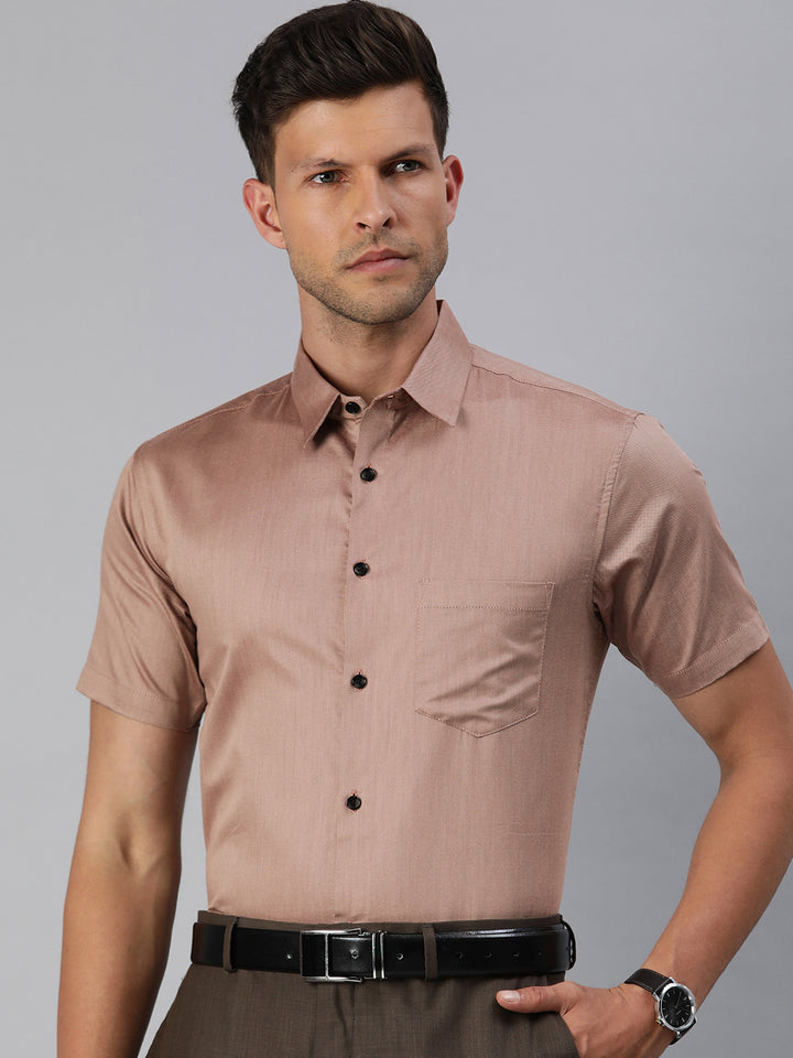 Finest Formal Half Shirt-Copper