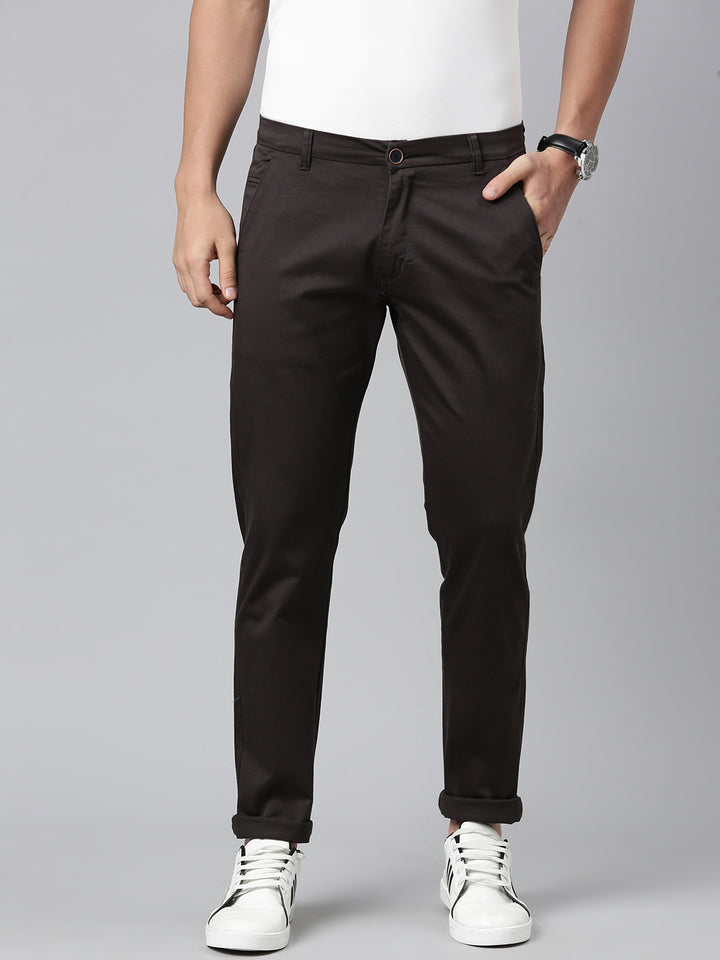 Classic Men's Trousers for Effortless Style - Jet Grey