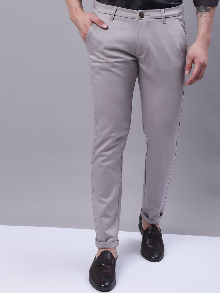 Effortless Elegance Classic Fit Pants - Ash Grey