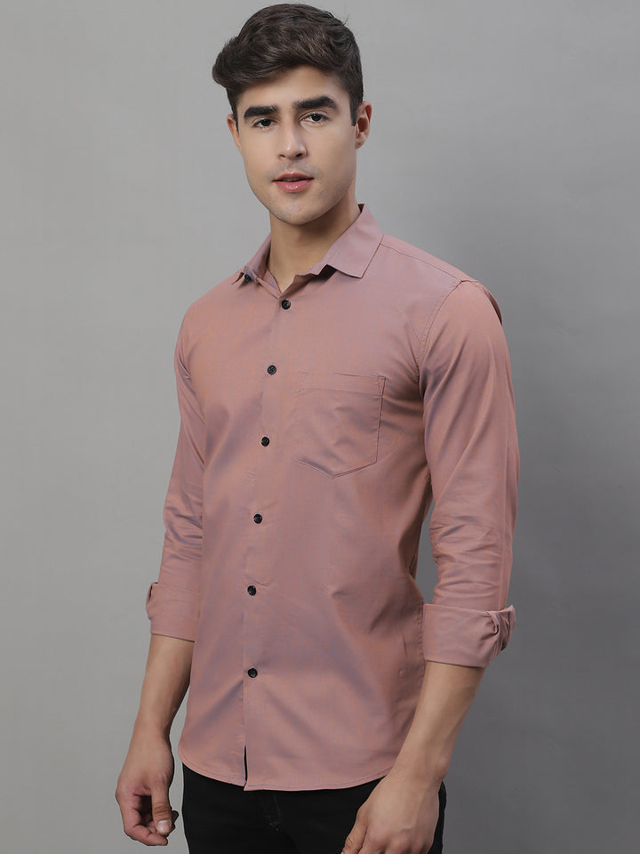 Unique and Classy Casual Shirt - Rose Gold