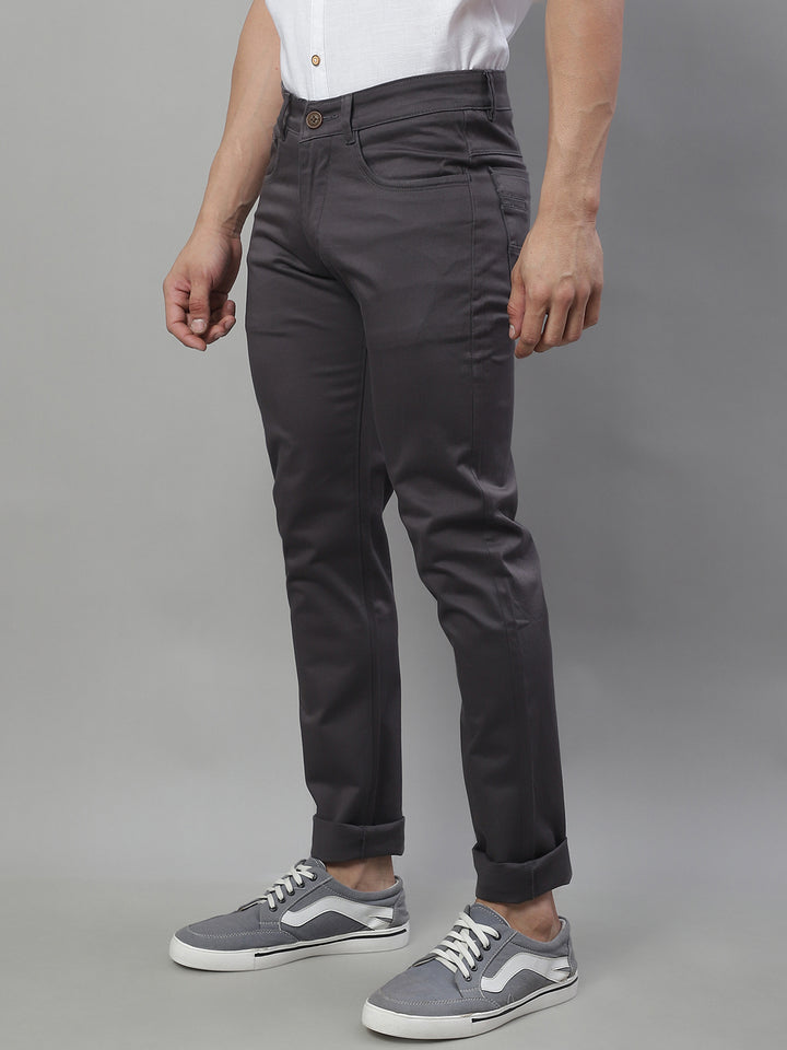 Timeless Style Regular Trousers - Dark Grey