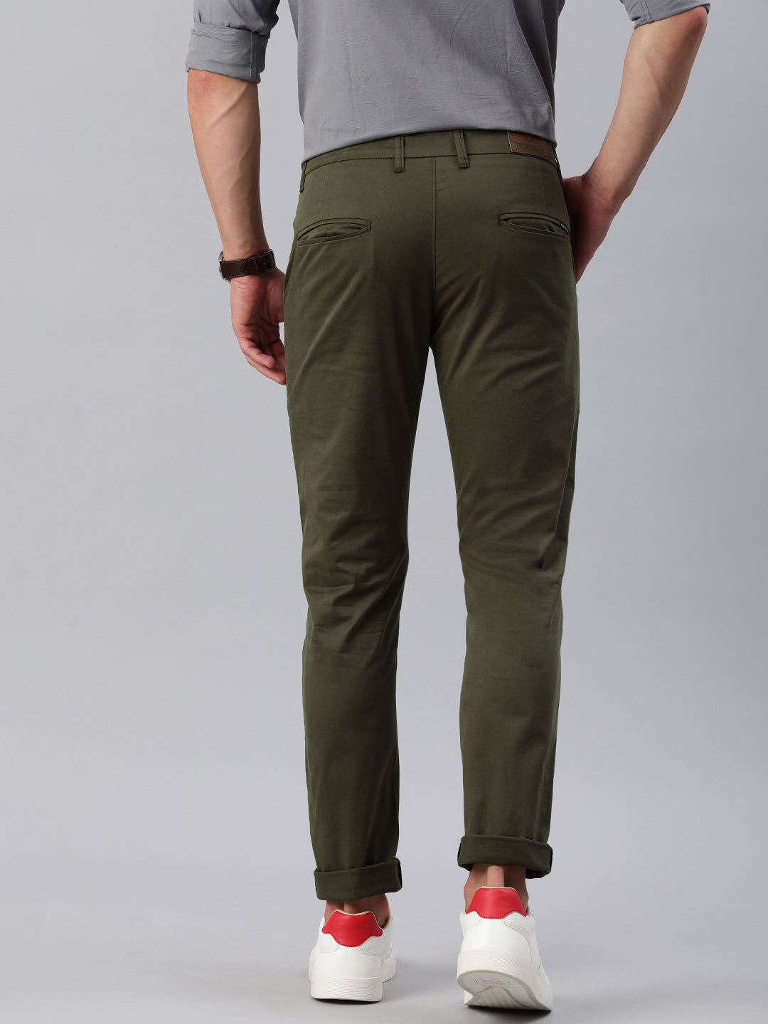 Timeless Men's Trousers for Effortless Elegance - Olive