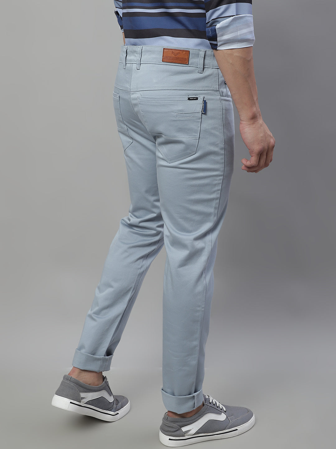 Timeless Style Regular Trousers - Light Blue