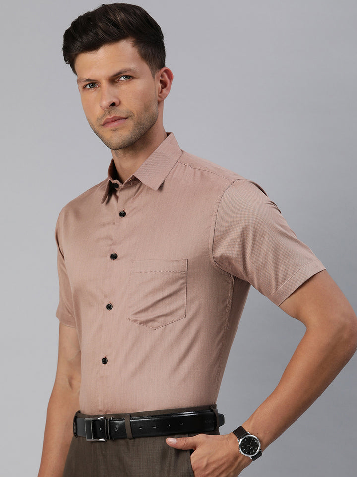 Finest Formal Half Shirt-Copper