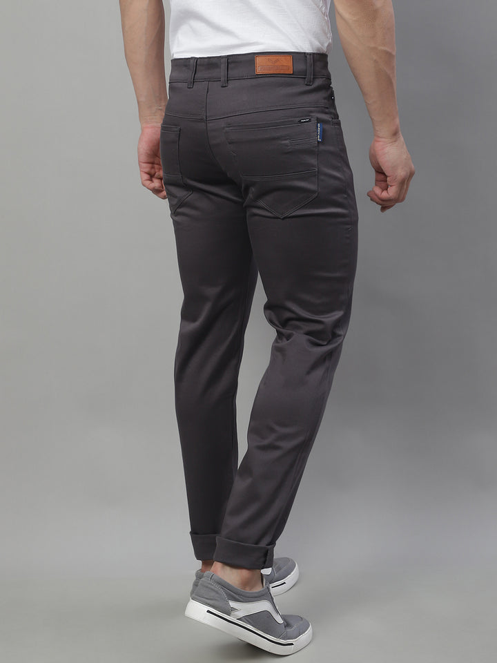Timeless Style Regular Trousers - Dark Grey