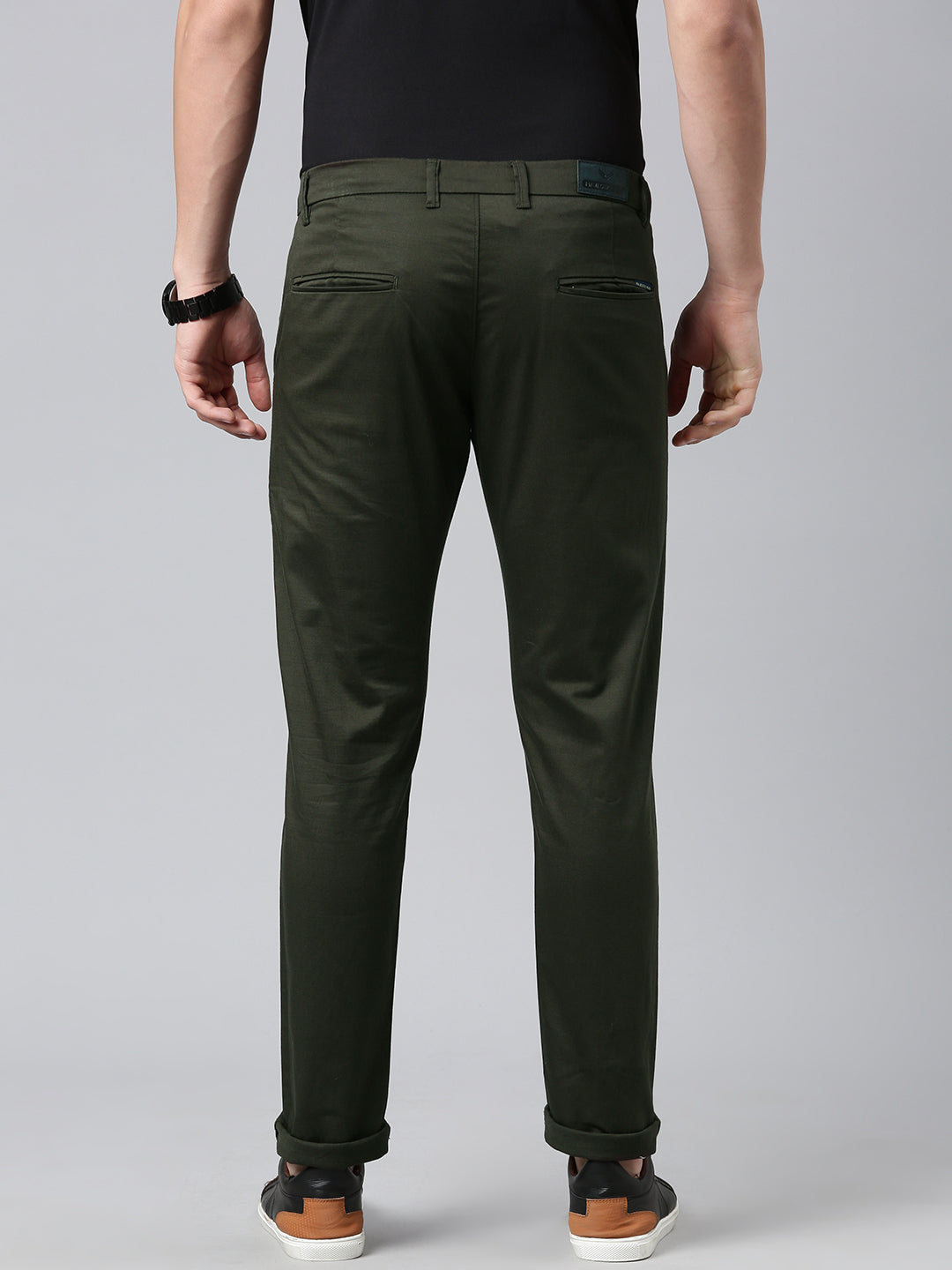 Classic Men's Trousers for Effortless Style - Olive