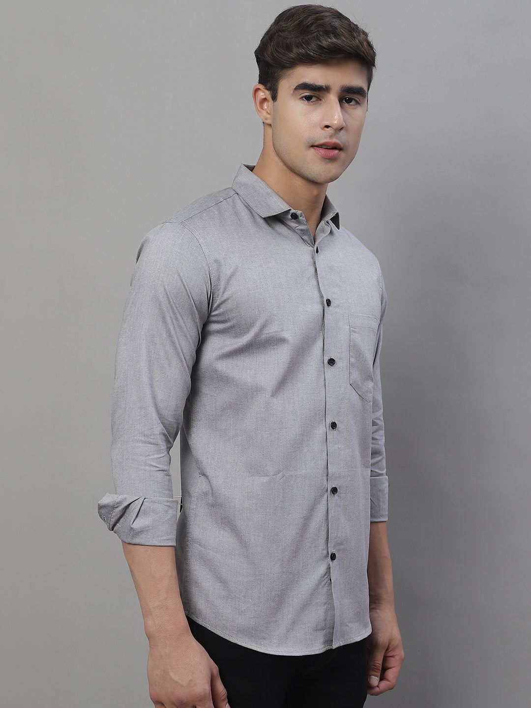 Unique and Classy Casual Shirt - Grey