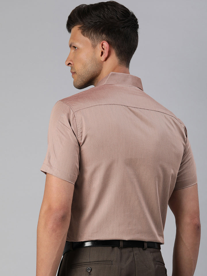 Finest Formal Half Shirt-Copper