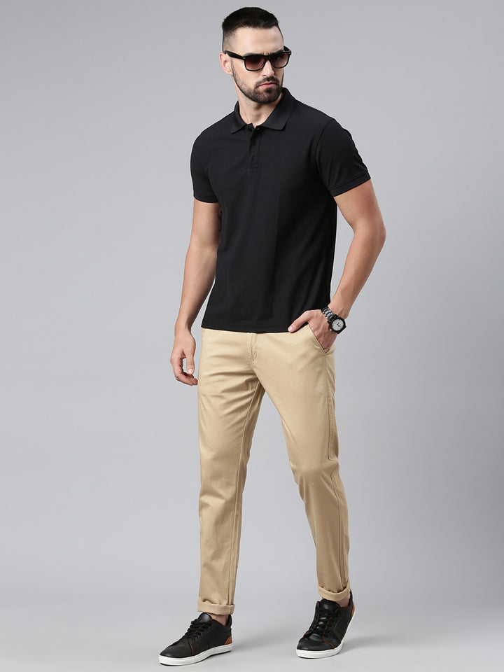 Classic Men's Trousers for Effortless Style - Beige