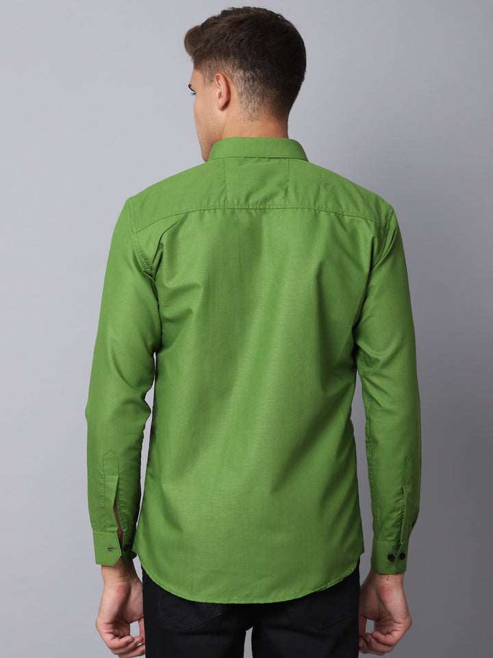 Appriciable Casual Solid Shirt - Green