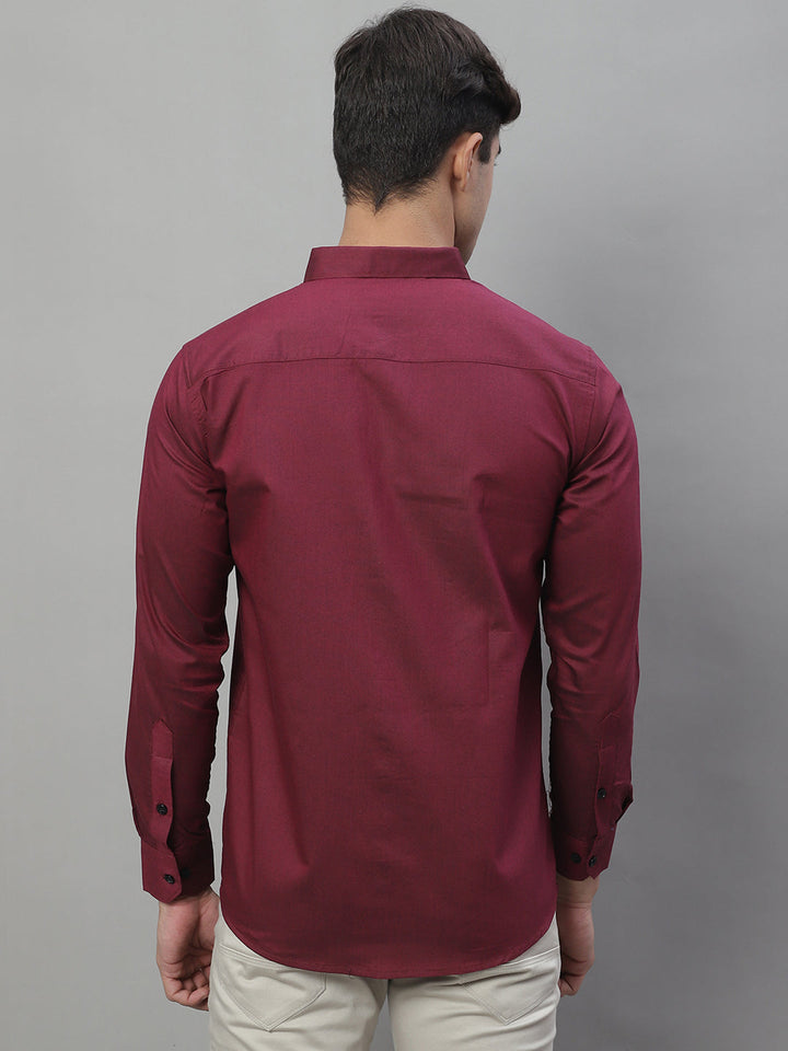 Unique and Classy Casual Shirt - Maroon