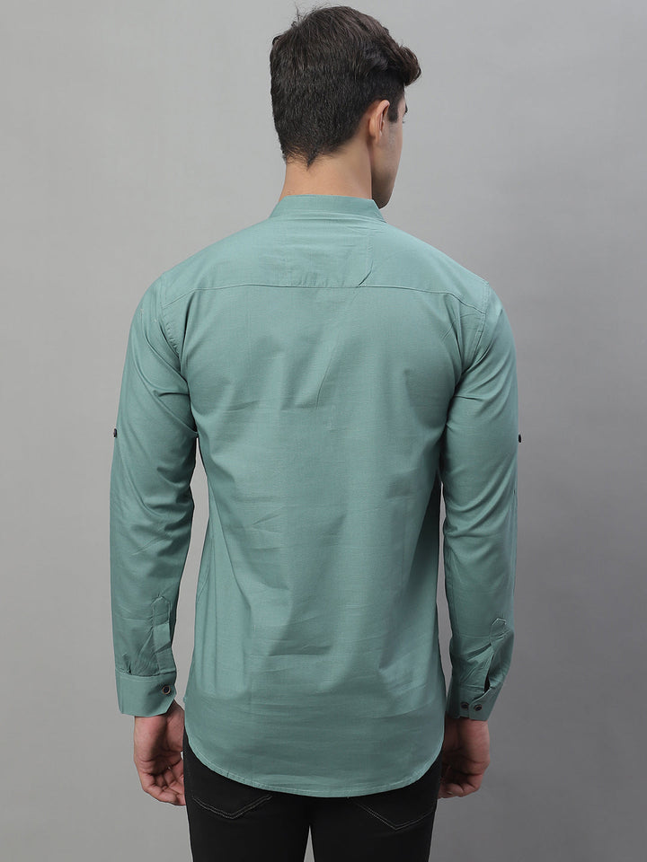 Pure Cotton timeless trendy Solid Kurta - Dusty Teal