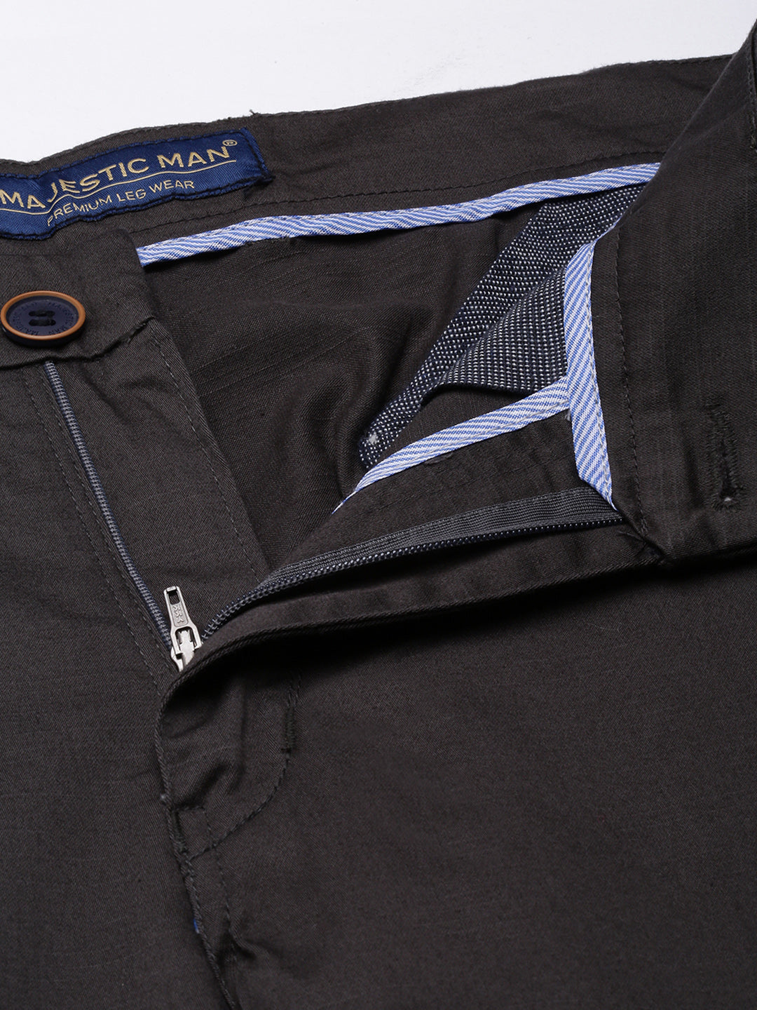 Classic Men's Trousers for Effortless Style - Jet Grey