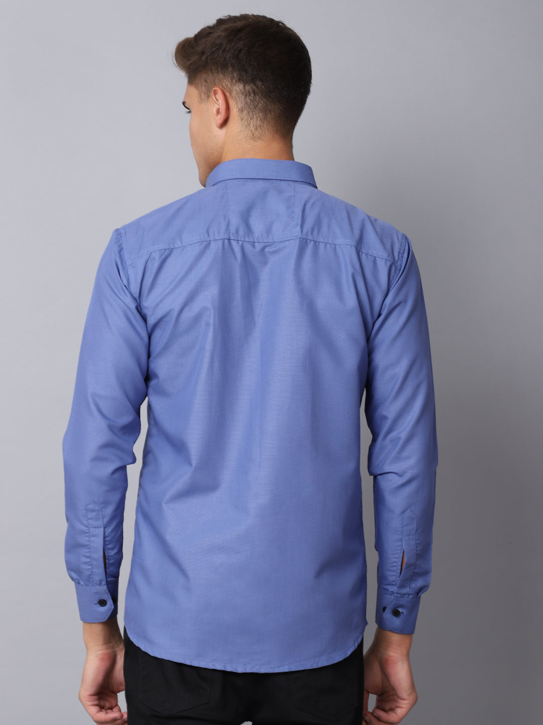 Appriciable Casual Solid Shirt - Blue
