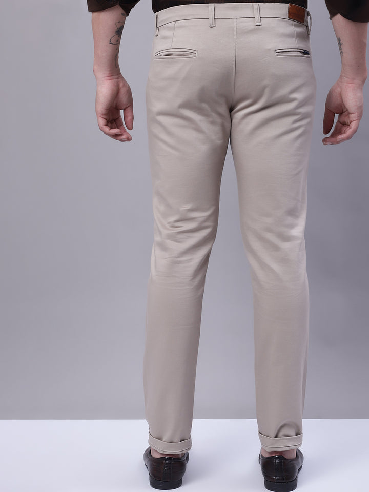 Effortless Elegance Classic Fit Pants - Light Taupe