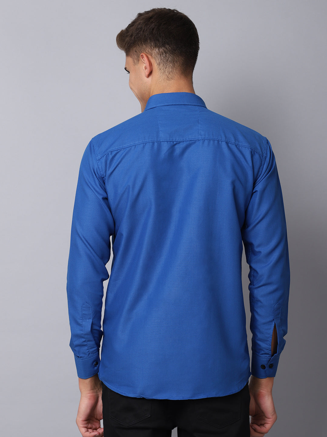 Appriciable Casual Solid Shirt - Royal Blue