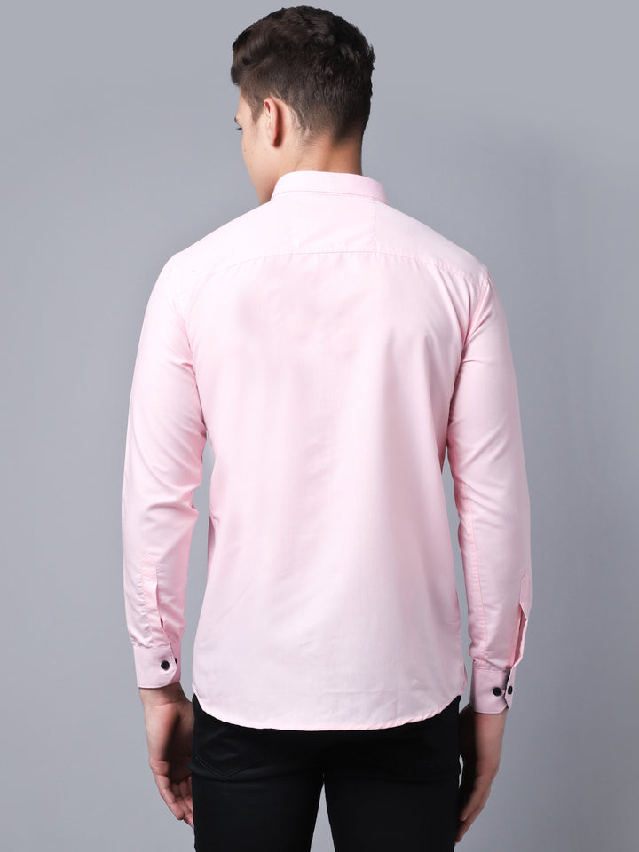 Appriciable Casual Solid Shirt - Light Pink