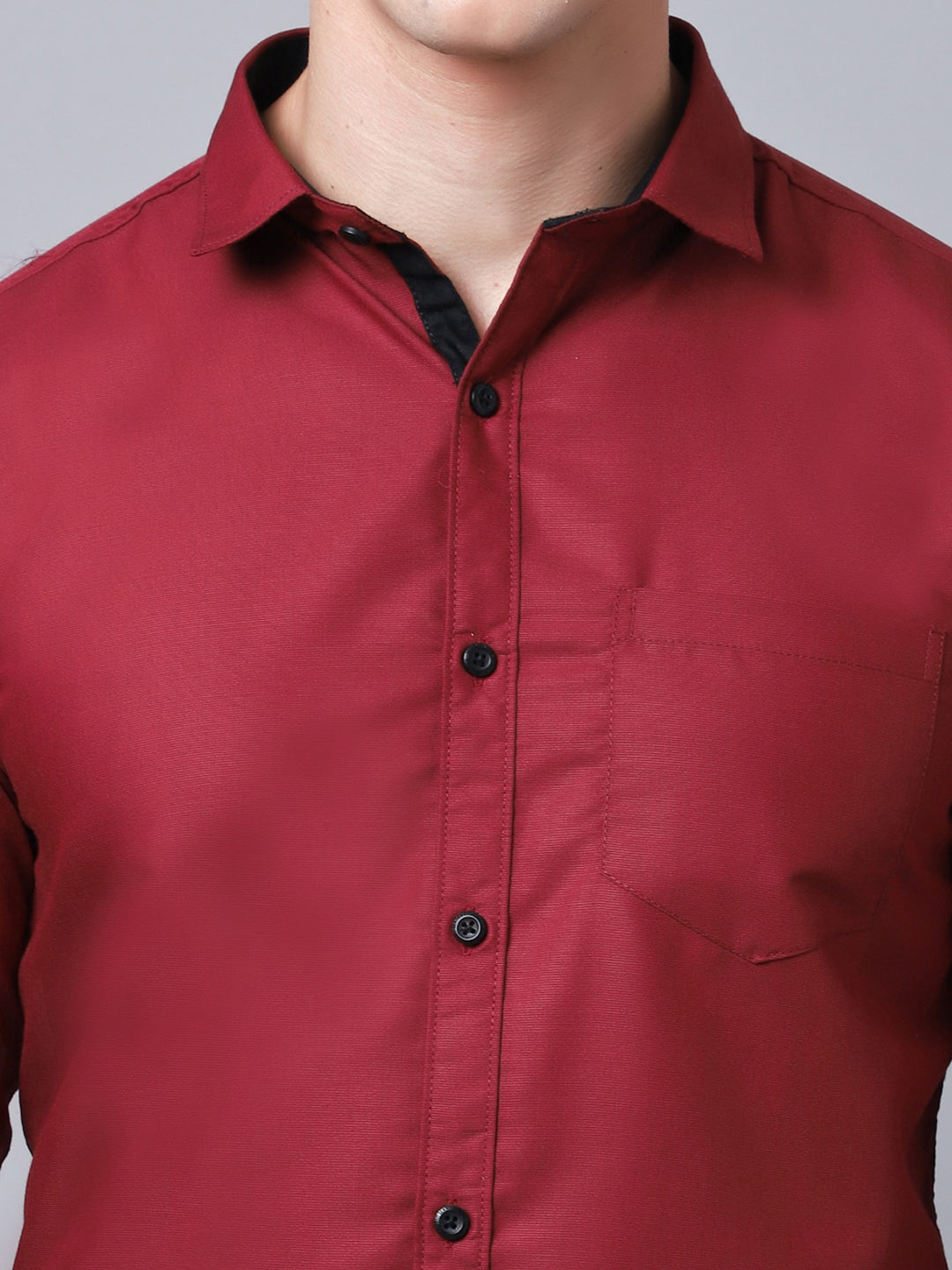 Appriciable Casual Solid Shirt - Maroon