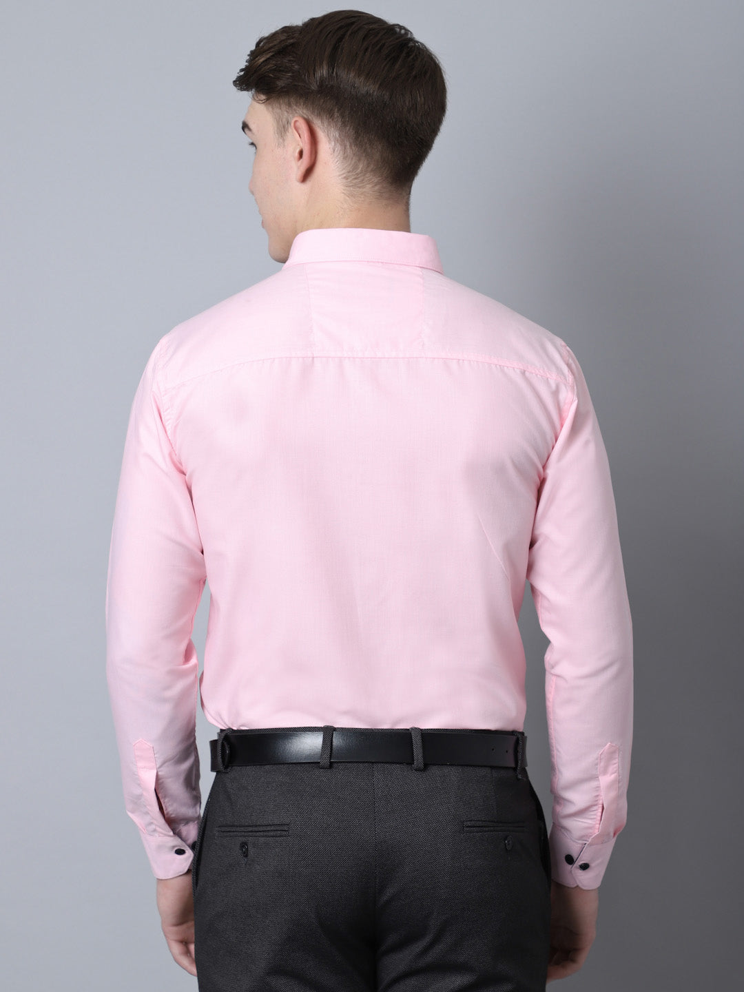 Majestic Man Versatile Solid Formal Shirt - Light Pink