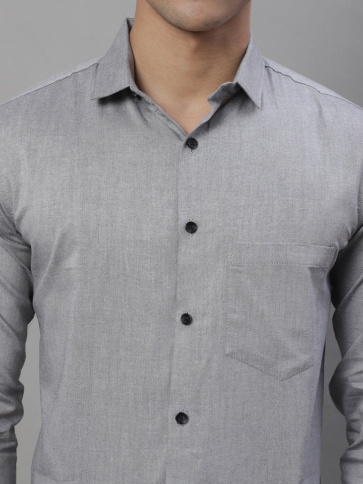 Unique and Classy Casual Shirt - Grey