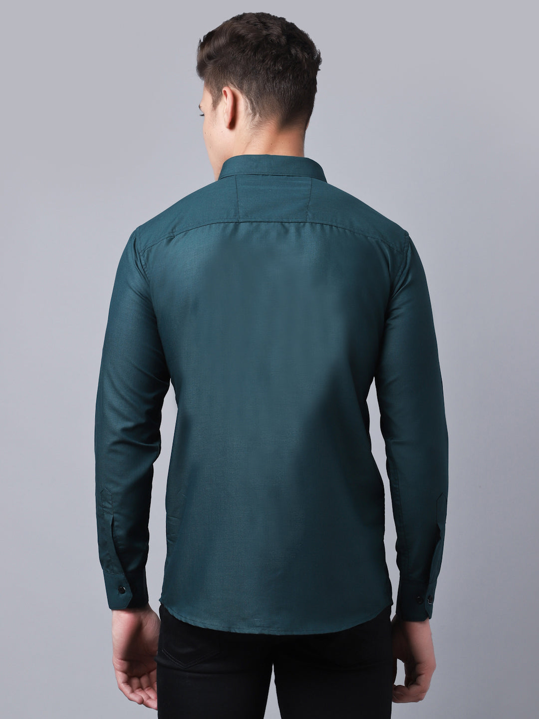 Appriciable Casual Solid Shirt - Dark Green