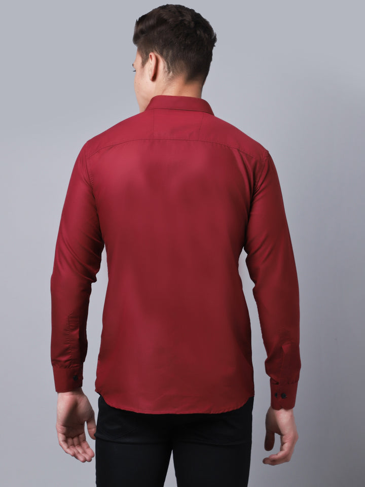 Appriciable Casual Solid Shirt - Maroon