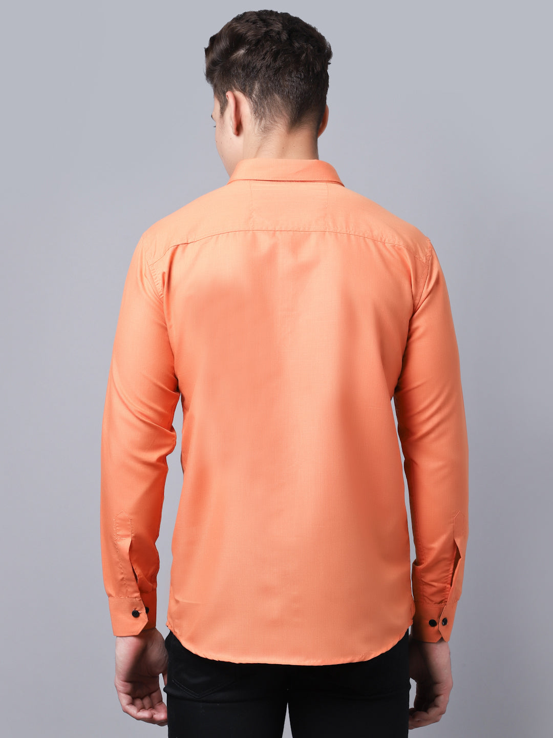 Appriciable Casual Solid Shirt - Orange