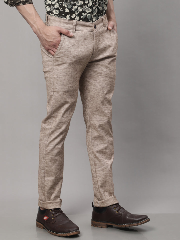 Trendy Slim Fit Cotton Blend Casual Trouser